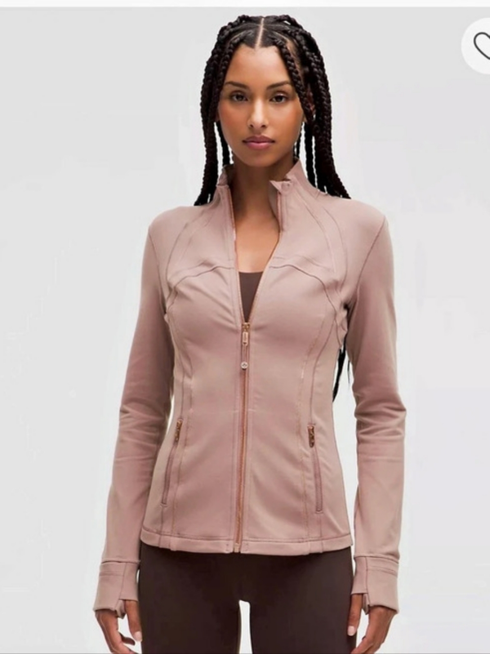 Lululemon Define Jacket *Nulu Women's Zip Front Pink Size 2